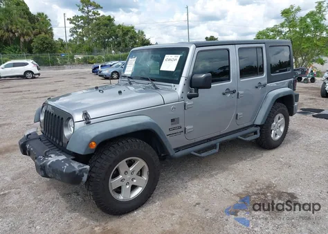 2016 Jeep Wrangler Unlimited Sport z USA, uszkodzony, nr VIN 1C4BJWDG1GL331551